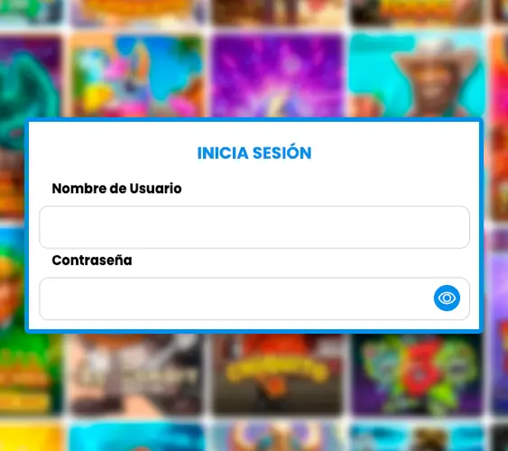 Introducción de datos para iniciar sesión