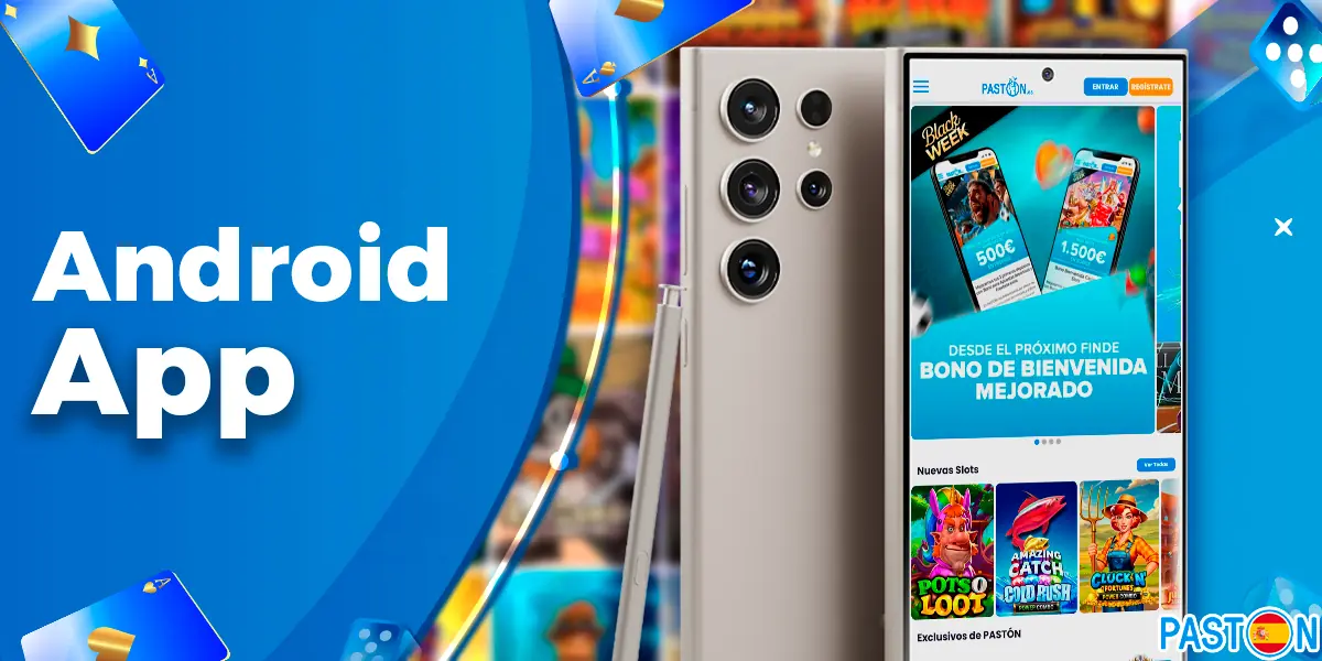 Aplicación del casino Paston para los amantes de Android