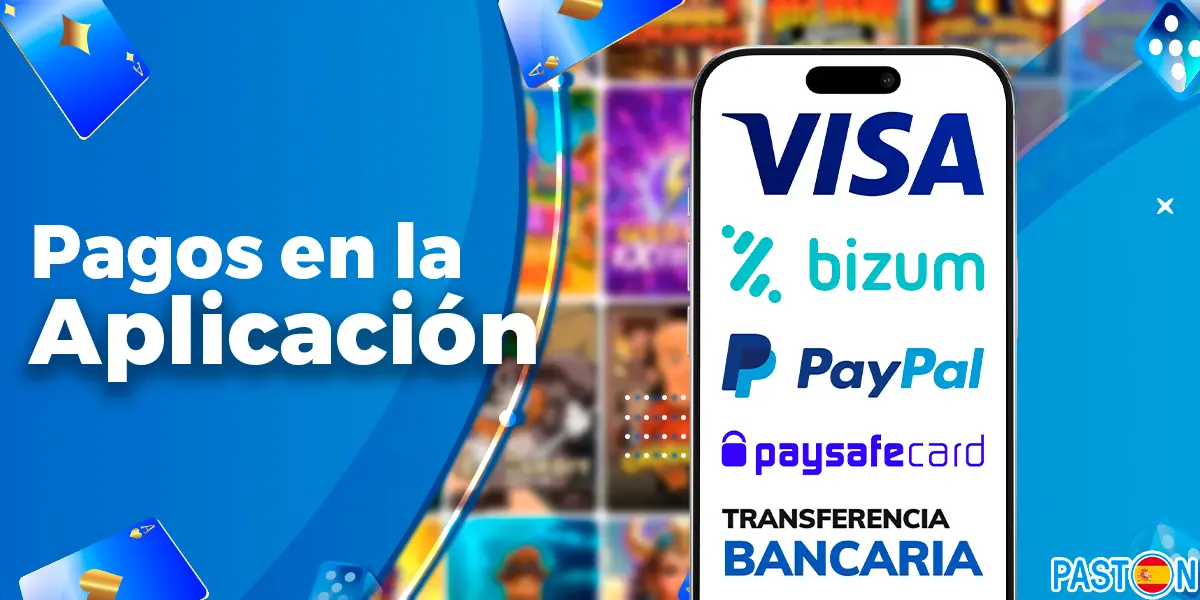 Métodos de pago en el casino Paston para jugadores de España